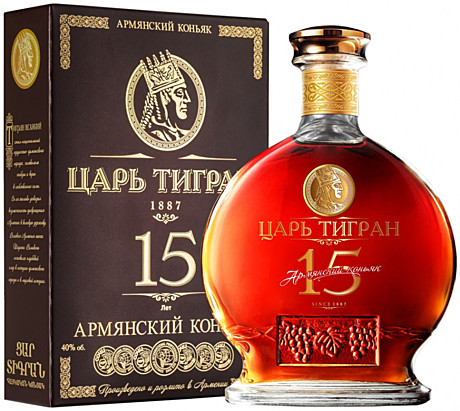 Царь Тигран 15 лет в п/у, 0,7л.