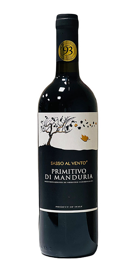 Сассо Аль Венто. Примитиво ди Мандурия 2022 0,75